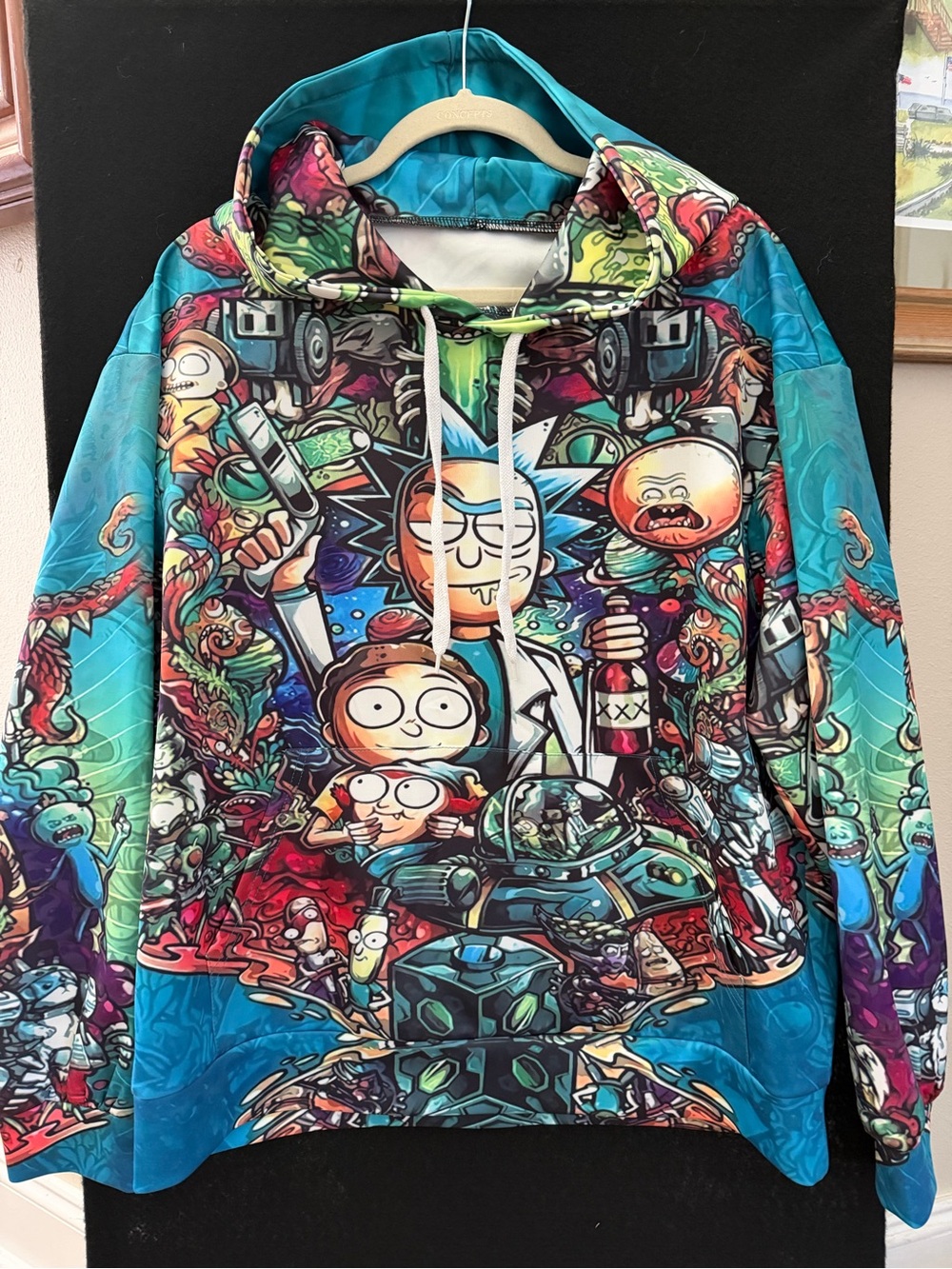 Rick & Morty Multicolor adult Hoodie - Graphic Pullover